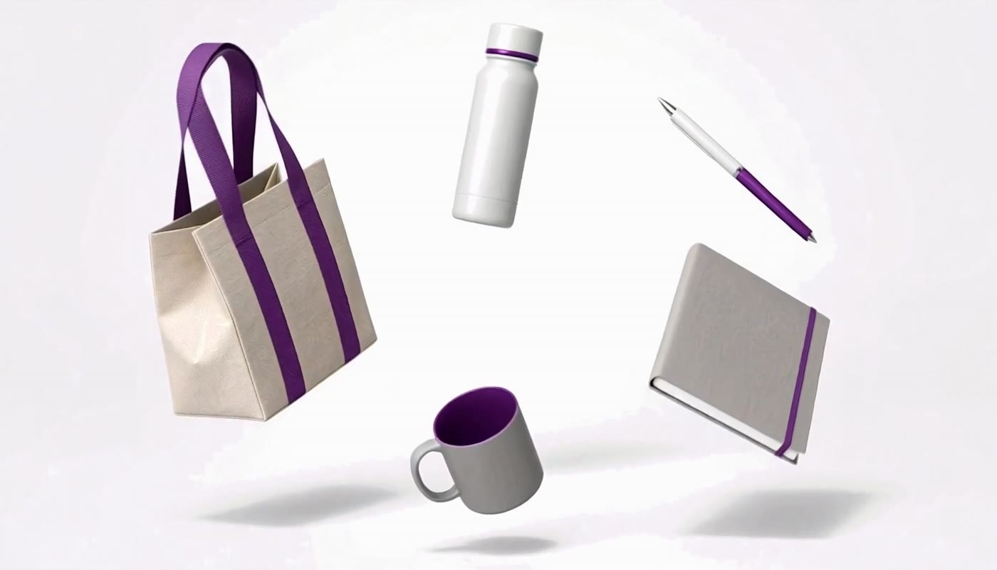 Tote bag, gourde, stylo, carnet et mug aux couleurs OVDP